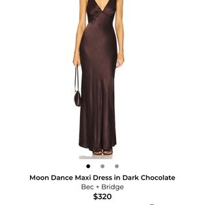 Bec + Bridge Chocolate Brown Maxi Dress